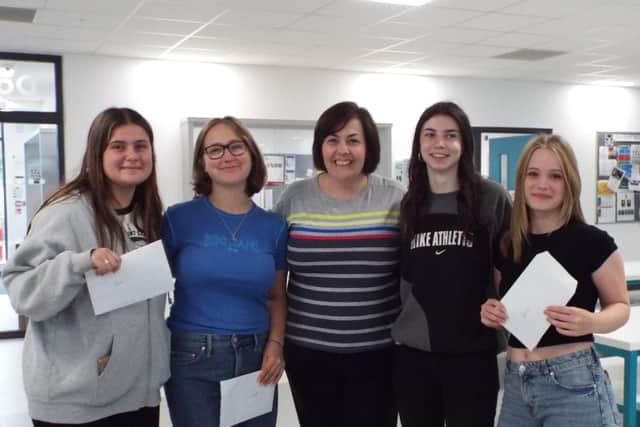 Tring School students celebrate receiving their A-level results