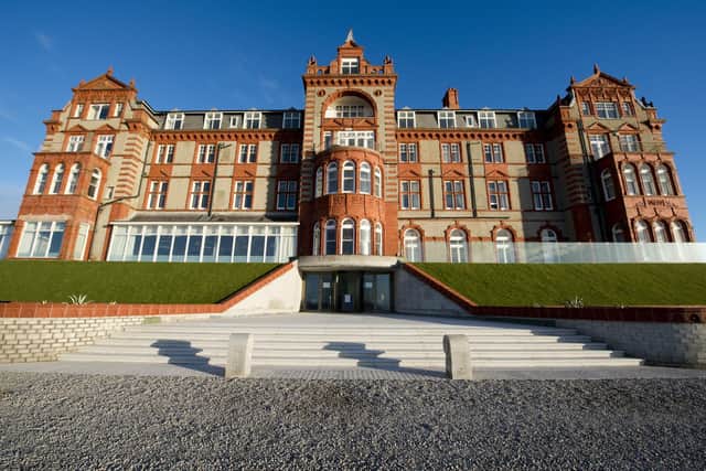 The striking exterior of The Headland Hotel & Spa. Picture: Tony Atkinson (Justfocus.co.uk)