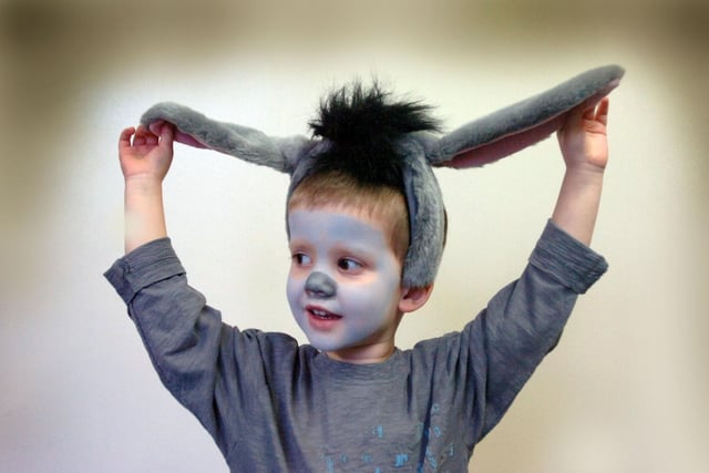 Three-year-old Ryan Needham at Holtsmere End School, Hemel Hempstead.