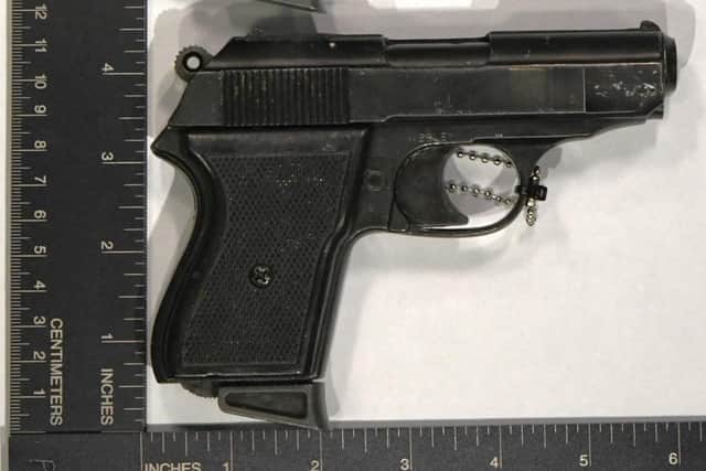 This blank firing gun is now considered illegal