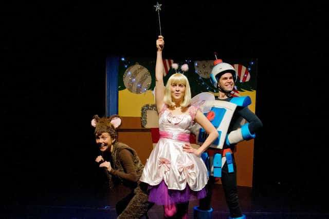 Pictured: Performers of the Night Before Christmas onstage