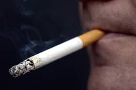 PICTURE POSED MY MODEL: A general view of a man smoking a cigarette.(Photo from Jonathan Brady/PA Images)