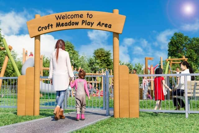 How Croft Meadow's new play area is expecting to look