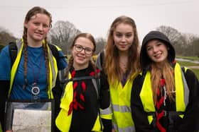 Teagen with her team who completed the 30KM Challenge