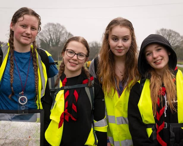 Teagen with her team who completed the 30KM Challenge