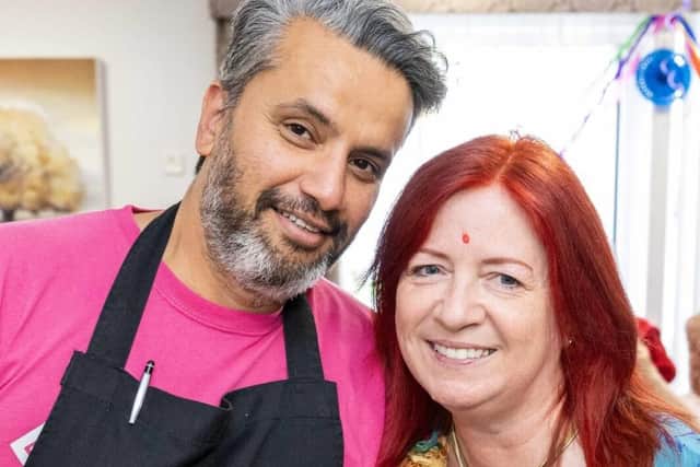 Chef Atif supported lifestyle lead Sue with organising the celebration.