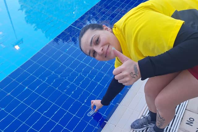 Lifeguard at Hemel Hempstead Leisure Centre, Emilia Ballantini