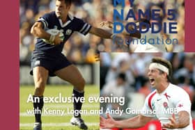 The former rugby union players will be talking about neurodiversity and the benefit of sport.