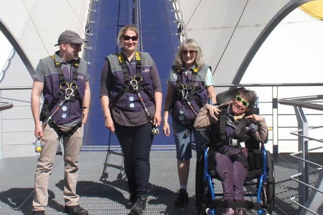 Olesja and Nicki's bond has taken them on many adventures including climbing the O2 Arena roof twice.