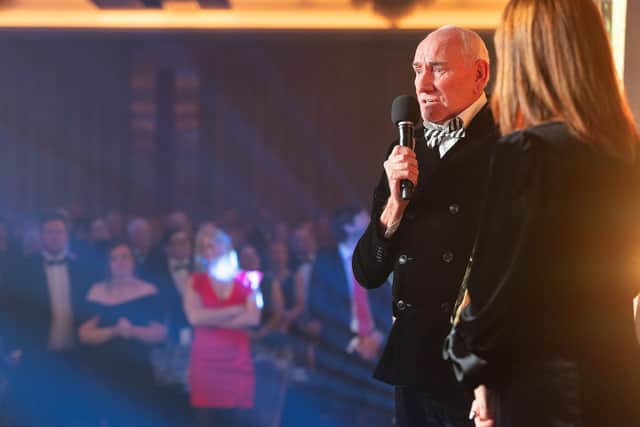 Peter Wenzel thanks his team, customers and the industry after receiving the prestigious Outstanding Achievement Award