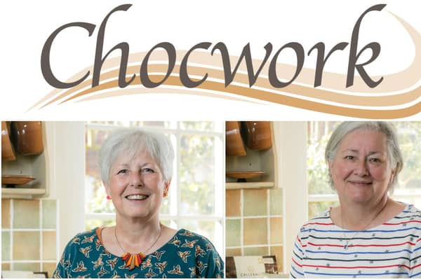 Anne Barnes and Caroline Scott will open Chocwork on Saturday at Boxmoor Trust Centre in Hemel Hempstead.