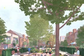 Conceptual view of the Westwick Row neighbourhood.