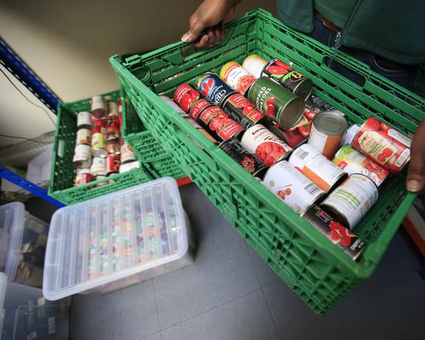 The Trussell Trust provides emergency food parcels to last either three or seven days. Image Jonathan Brady PA