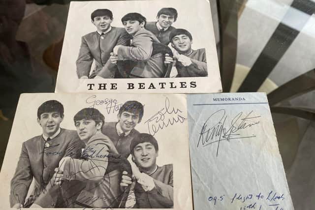 The Beatles' signatures expected to make five figures