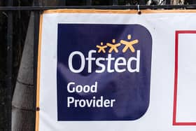 An Ofsted logo used for illustrative purposes. (Photo by Carl Court/Getty Images)