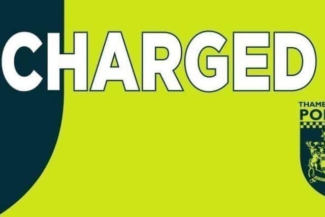 They were formally charged by the police