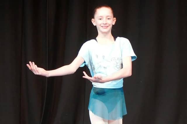 Pictured: 11-year-old Solenne