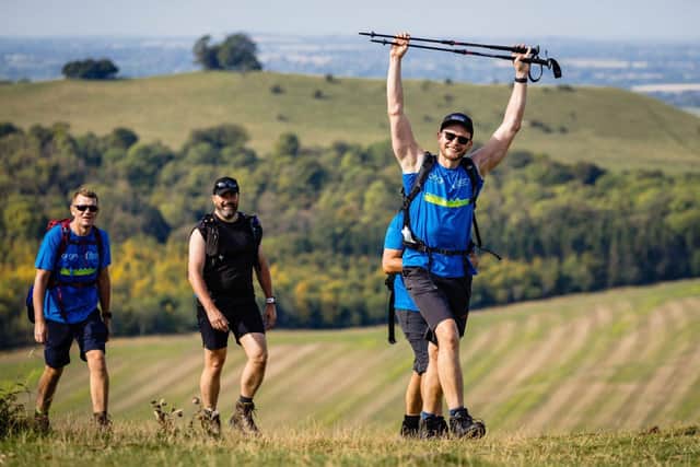 Chilterns 3 Peaks Challenge walkers