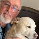Peter with his beloved rescue dog Pippa, who sadly passed away this year - Animal News Agency