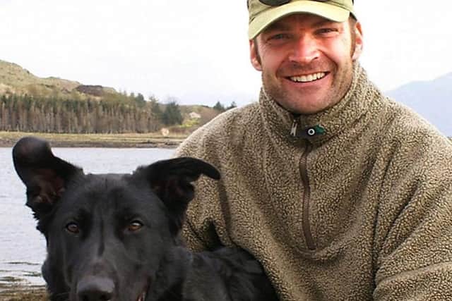 Pictured: Monty and his dog Reuben