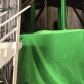 An image of the film set from the prosecution