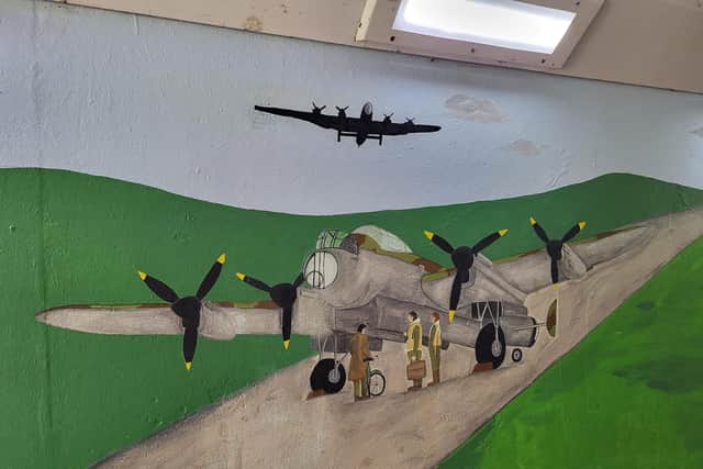 This mural on Gadebridge Park underpass is in pristine condition for Armed Forces Day on June 24