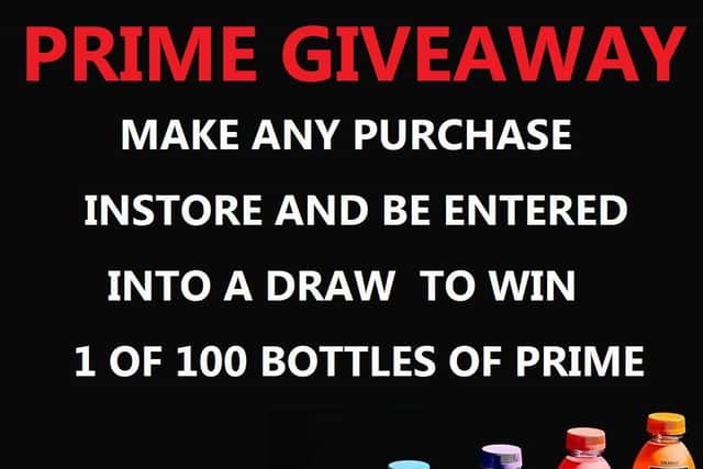 Chance to Win Prime Hydration