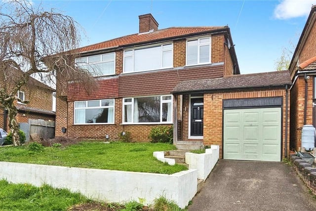 This three-bed semi-detached home is situated in the bustling community of Nash Mills.