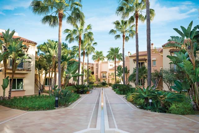A beautiful walkway to our multi-generational apartment