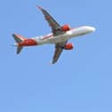 An easyJet Airbus A320Neo departs from London Luton Airport in Bedfordshire. Credit: Will Durrant/LDRS