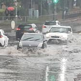 Oxford Road in Aylesbury has been closed due to flooding this morning