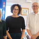 Dr Jo Farrar, Chief Executive of NHS Blood and Transplant, Baroness Merron, Health and Social Care Minister and Professor Sir Stephen Powis, National Medical Director of NHS England.