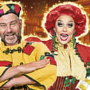 Andy Collins and La Voix in Aladdin