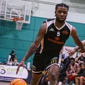 Tra’Michael Moton in action against MK Breakers. Photo: Matt Cook.