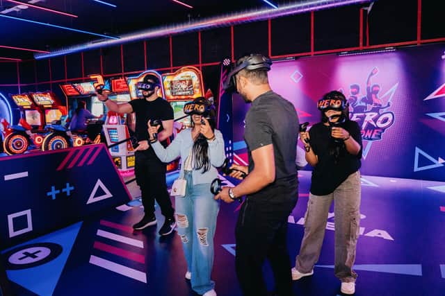 Mulligans Hemel houses a variety of games, including a virtual reality gaming arena.