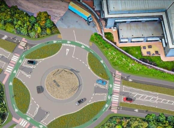 It is the first roundabout of its kind in Hertfordshire