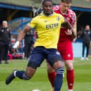 Action from Monday's defeat. Photo: Nicola Sear/HHTFC.