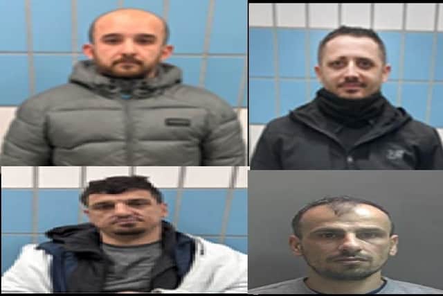They have all been sent to jail following a Hertfordshire Constabulary investigation
