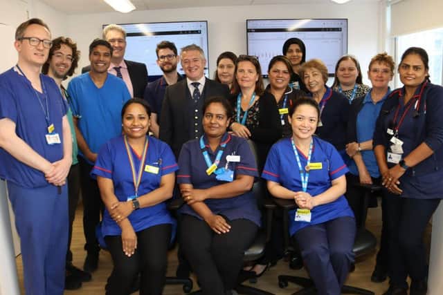 Virtual Hospital team at West Herts.