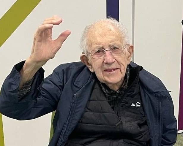 Roy Briggs (pictured) is turning 100 this weekend