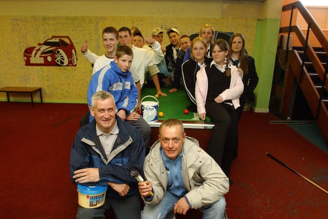 Members of Percy Hudson Youth Club gave their club a lick of paint 18 years ago. Were you there for the spruce-up?