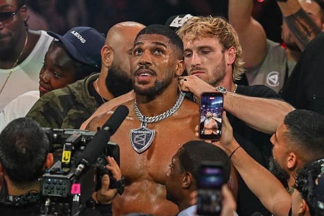 Anthony Joshua. Photo: Giorgio Viera/AFP via Getty Images)