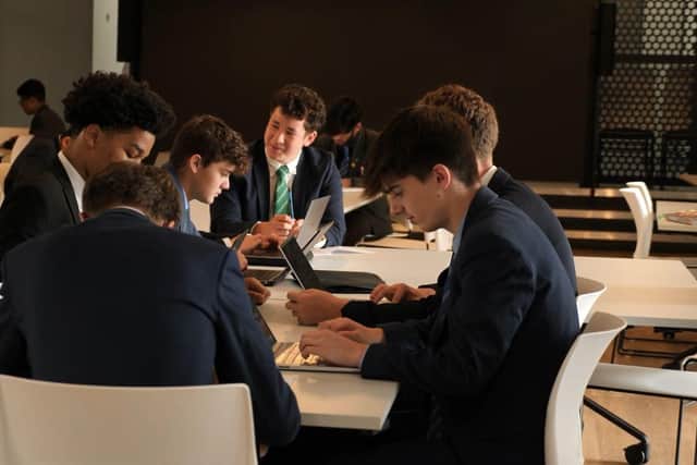 RGS is a selective grammar school for boys.