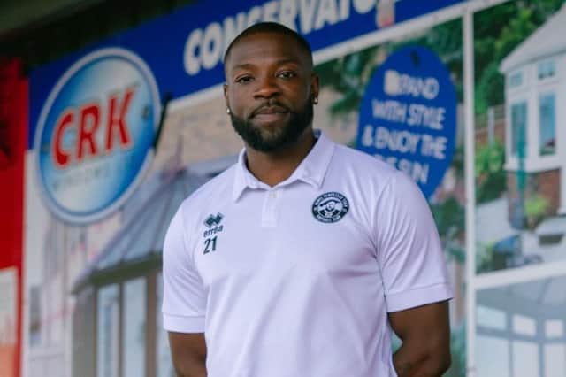 Devante Stanley is Hemel Hempstead Town's first summer signing. Photo: HHTFC.