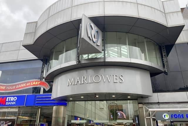 Pictured: Outside of the Marlowes
