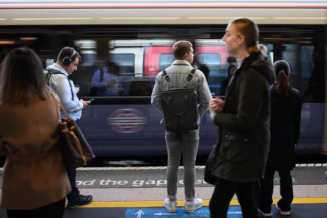 Commuters image for illustration purposes. Credit: Daniel Lea/AFP via Getty Images.