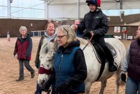 Another member of Gaddesden Place RDA enjoys a guided walk