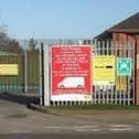 Central Beds residents have been banned from using recycling centres in Herts, including this one in Stevenage