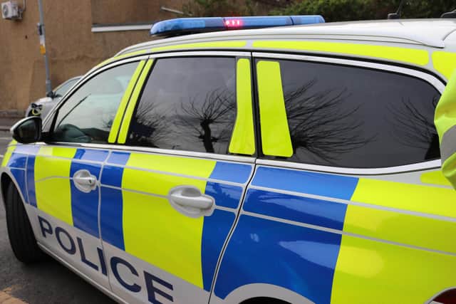 A police car