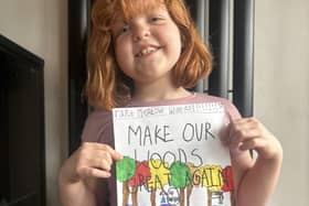 Elliotte wants the council to step in and help clear her local woods. Photo: Louisa Sheward